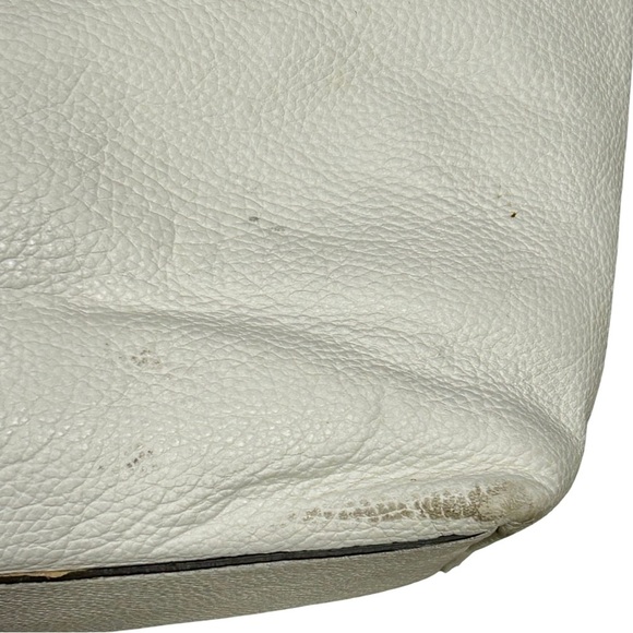 Coach Legacy Leather Tote Bag White & Tan | Style F14693 - Picture 8 of 12